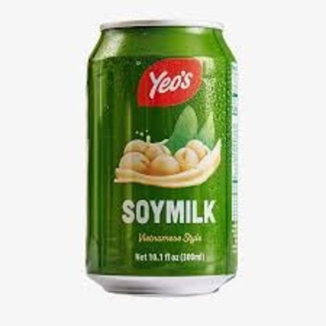 Can Yeo's Soy Milk Pandan Leaves.