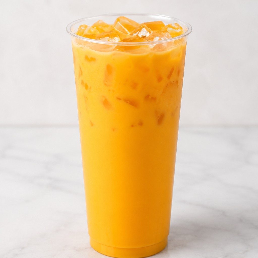 Mango Milk Tea.